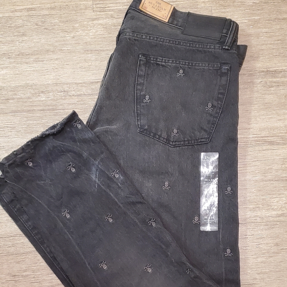 Polo Ralph Lauren Sullivan Slim Skull Jeans 36x34